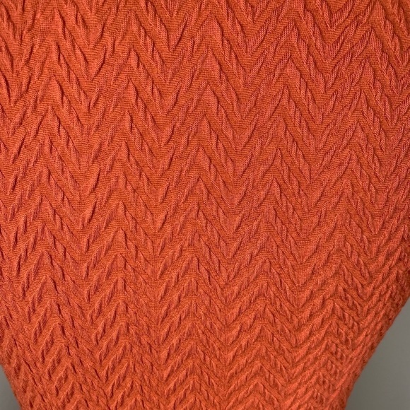 NWOT Lark + Grey Women Boho Maxi Dress Size PS/PM Fall Orange - Picture 3 of 7